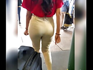 perveye series : candid booty Indian ass